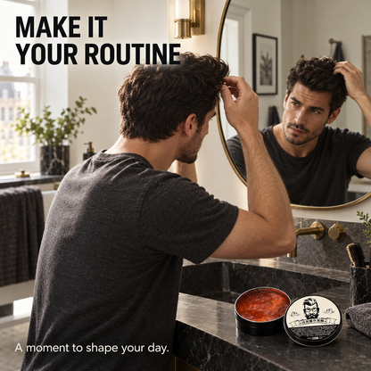 💈Cire coiffante parfumée à l'eau de Cologne – 150 g✨