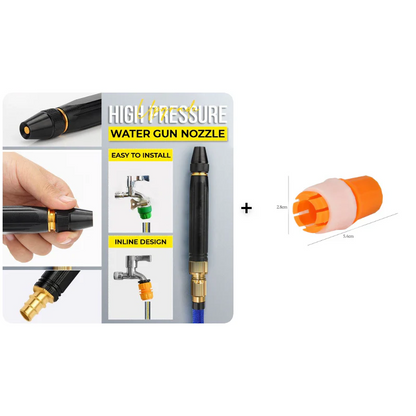 🚿50 % DE RÉDUCTION – Nettoyeur haute pression pour voitures et jardin ! 💦🚗 10 fois plus puissant, 8 modes de pulvérisation et boîtier métallique ultra-résistant