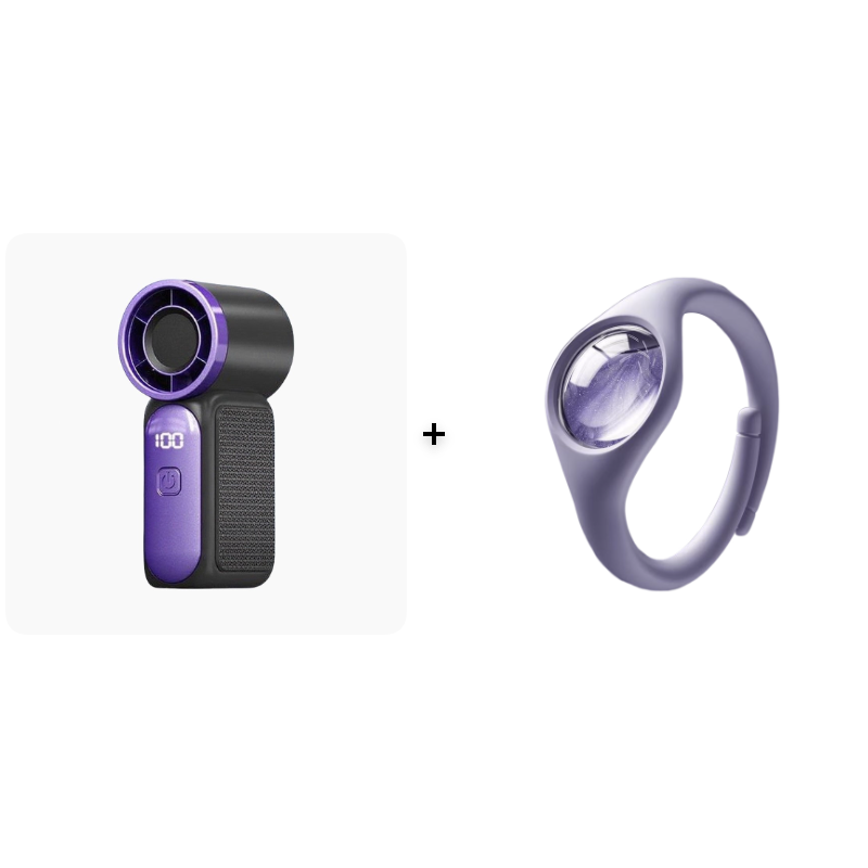 🌀💨Mini ventilateur portable avec affichage LED –👍 Ventilateur de poche turbo 5 vitesses.✨ Rechargeable par USB, refroidissement rapide idéal pour les voyages et le maquillage. Cadeau parfait. Réfrigération portable.