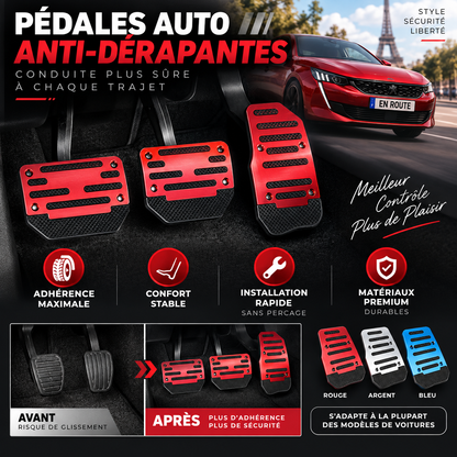 🔥 PROMO FLASH : 50% DE RÉDUCTION ! Pédales Auto Antidérapantes – Bandes en Caoutchouc Haute Adhérence, Installation Sans Perçage & Compatibilité Universelle for une Sécurité de Conduite Optimale par Tous les Temps 🚗✅✨