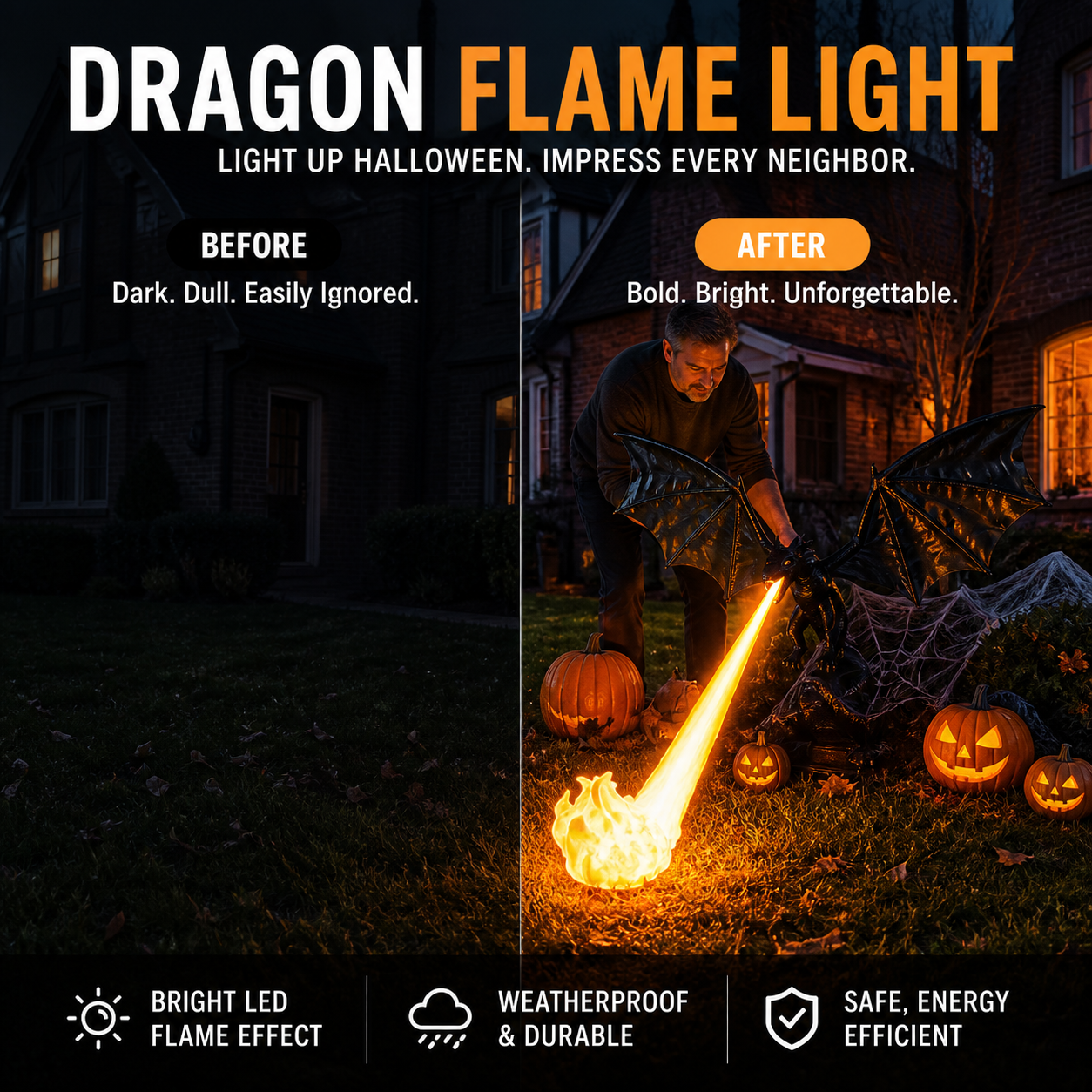 🐉 PROMO FLASH : 60% DE RÉDUCTION ! 🔥 Décoration Flamme de Dragon – PLA Soie – Effet Flamme Réaliste for Bibliothèque & Déco Halloween 🎃