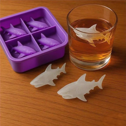 Moule à glace en silicone pour requins créatifs🦈❄️