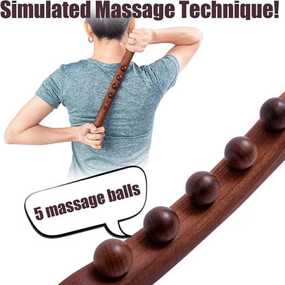 💥Bâton de massage lymphatique en bois