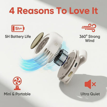 🌀50% DE RÉDUCTION🌿 Ventilateur sans pales – Ultra-léger & recharge rapide ⚡🪶【Offre Limitée】