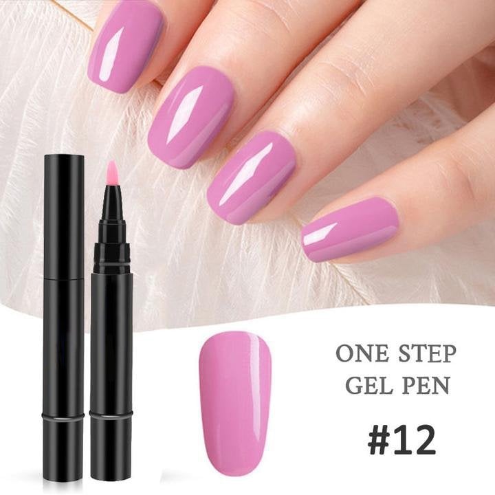 💅 Offre à durée limitée : 1 acheté, 1 offert - 19,99 € ! ✨ Stylo gel pour ongles « One Step » 🎨 Mini-lampe UV de poche offerte 💡
