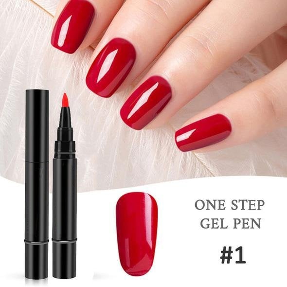 💅 Offre à durée limitée : 1 acheté, 1 offert - 19,99 € ! ✨ Stylo gel pour ongles « One Step » 🎨 Mini-lampe UV de poche offerte 💡