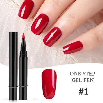 💅 Offre à durée limitée : 1 acheté, 1 offert - 19,99 € ! ✨ Stylo gel pour ongles « One Step » 🎨 Mini-lampe UV de poche offerte 💡