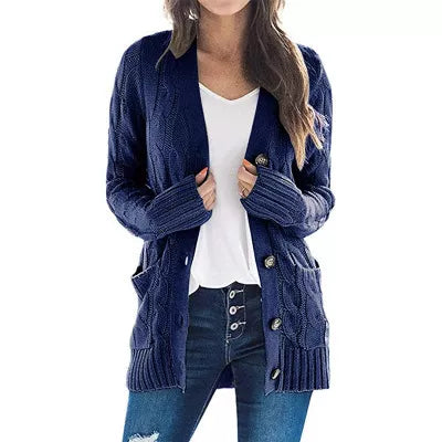 💥Soldes exceptionnels : -50% sur les nouveaux pulls en tricot mi-longs pour femme d'automne
