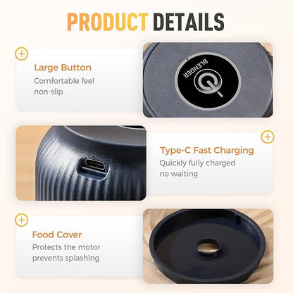 🔥SOLDES 50 % DE RÉDUCTION🔥Mini hachoir à ail électrique multifonction sans fil