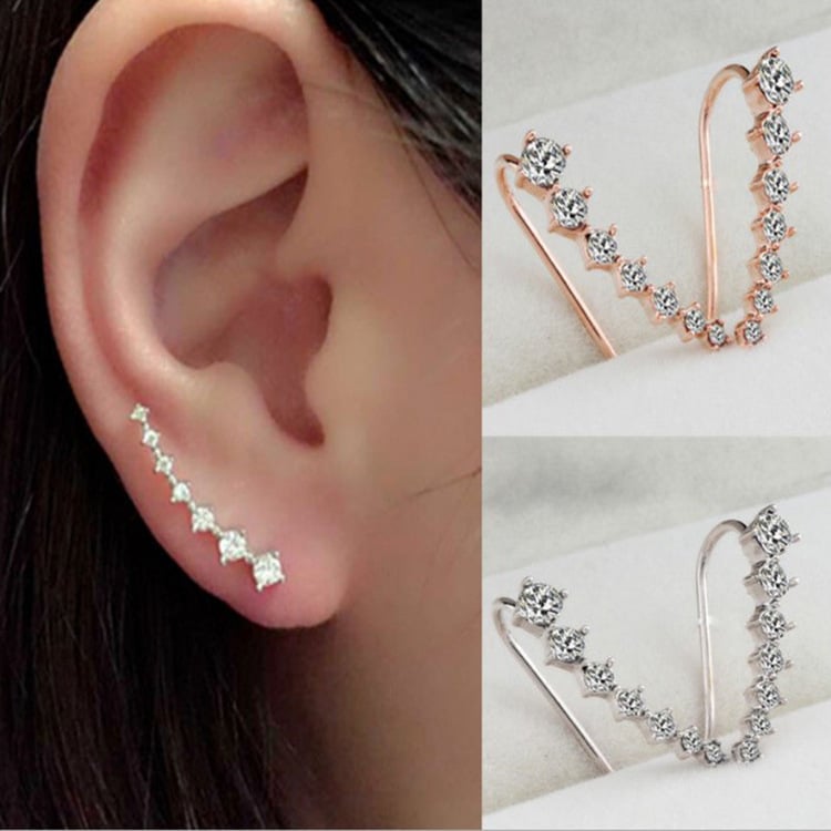 🎁Vente chaude du Nouvel An 2024🎁🔥Boucles d'oreilles diamant sept étoiles