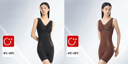 🏆Gaine Amincissante🌿Effet Lifting Abdos/Hanches Invisible sous les Vêtements, Confort Respirant et Sans Traces 💃