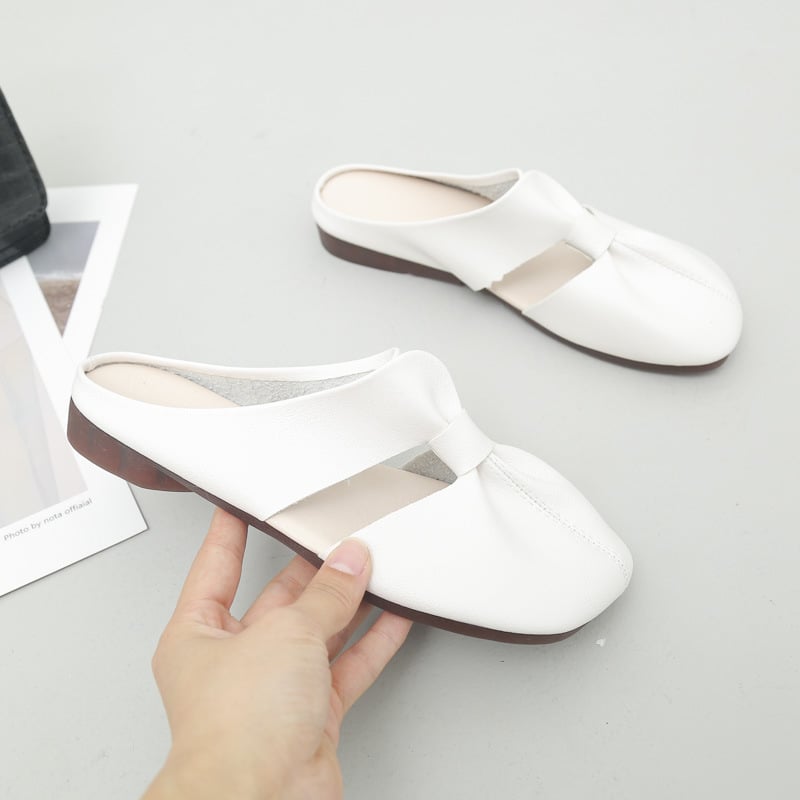 🎊Achetez 2 économisez 10%&Livraison gratuite👣Mules plates à découpes