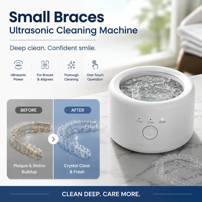 Machine à nettoyer par ultrasons pour petits appareils orthodontiques