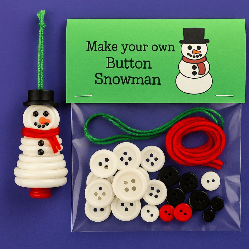 ⏰ Promotion du dernier jour : 50% OFF！✨ Kit de décoration DIY avec boutons 🎅🎄