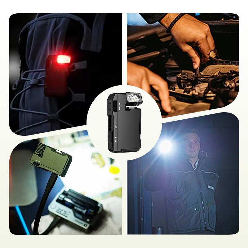 🔦 50 % DE RÉDUCTION MAINTENANT ! ✨ Mini lampe de poche EDC G5 avec tête rotative - Éclairage intelligent adaptatif pour des aventures ultimes 🧭⚡