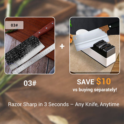 🔪 Couteau de cuisine forgé, tranchant et durable ! ⚔️
