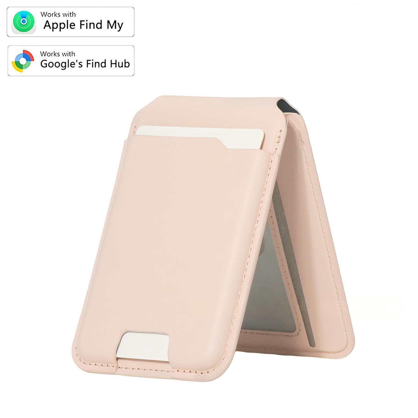 🔥Plus de 50 000 vendus !🔥 Portefeuille intelligent MagSafe en cuir nappa véritable – avec Apple Find My™ et Google Find Hub™, protection RFID et chargement sans fil.