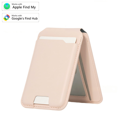 🔥Plus de 50 000 vendus !🔥 Portefeuille intelligent MagSafe en cuir nappa véritable – avec Apple Find My™ et Google Find Hub™, protection RFID et chargement sans fil.