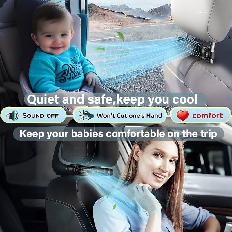🌀SOLDE D'ÉTÉ : 50 % DE RÉDUCTION🚗Ventilateur rafraîchissant réglable pour les sièges conducteur et passager