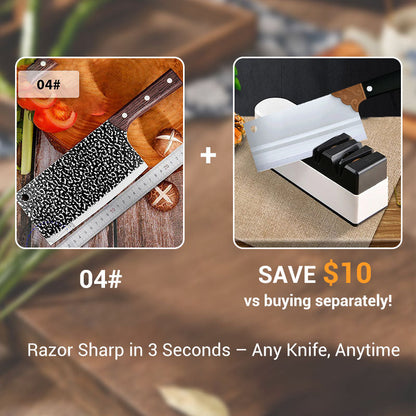 🔪 Couteau de cuisine forgé, tranchant et durable ! ⚔️