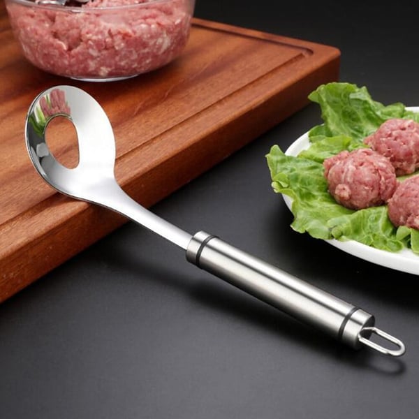 🏆 Offre spéciale du dernier jour :16.99€ ! 🍡 1 achetés 1 offerts 🍨 Cuillère à boulettes inox – Démoulage facile, polyvalente pour viande, poisson🧁👌