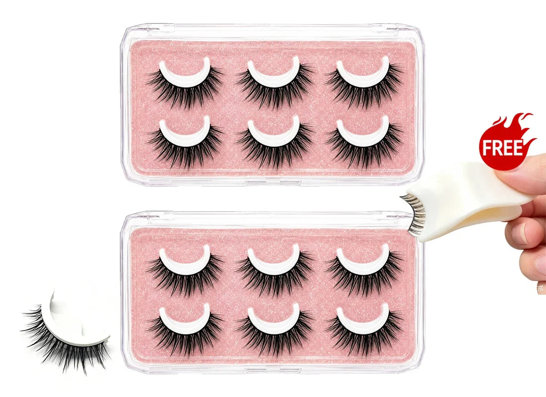 🥳BONNES AFFAIRES 2026🥳💞50 K+ VENDUS !👁️✨Faux cils réutilisables autocollants – pas de colle nécessaire, il suffit d’appuyer et c’est prêt. Boucle naturelle, réutilisables et faciles à retirer. Un véritable atout beauté ! 💕🌸