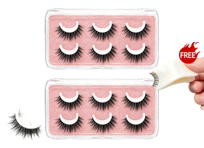 🥳BONNES AFFAIRES 2026🥳💞50 K+ VENDUS !👁️✨Faux cils réutilisables autocollants – pas de colle nécessaire, il suffit d’appuyer et c’est prêt. Boucle naturelle, réutilisables et faciles à retirer. Un véritable atout beauté ! 💕🌸