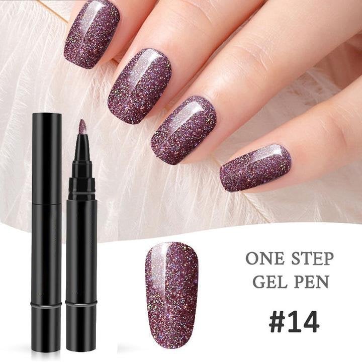 💅 Offre à durée limitée : 1 acheté, 1 offert - 19,99 € ! ✨ Stylo gel pour ongles « One Step » 🎨 Mini-lampe UV de poche offerte 💡