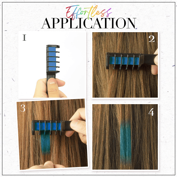 🎅Prévente de Noël - 50 % de réduction ✨Craie colorante temporaire pour cheveux - Sans cruauté