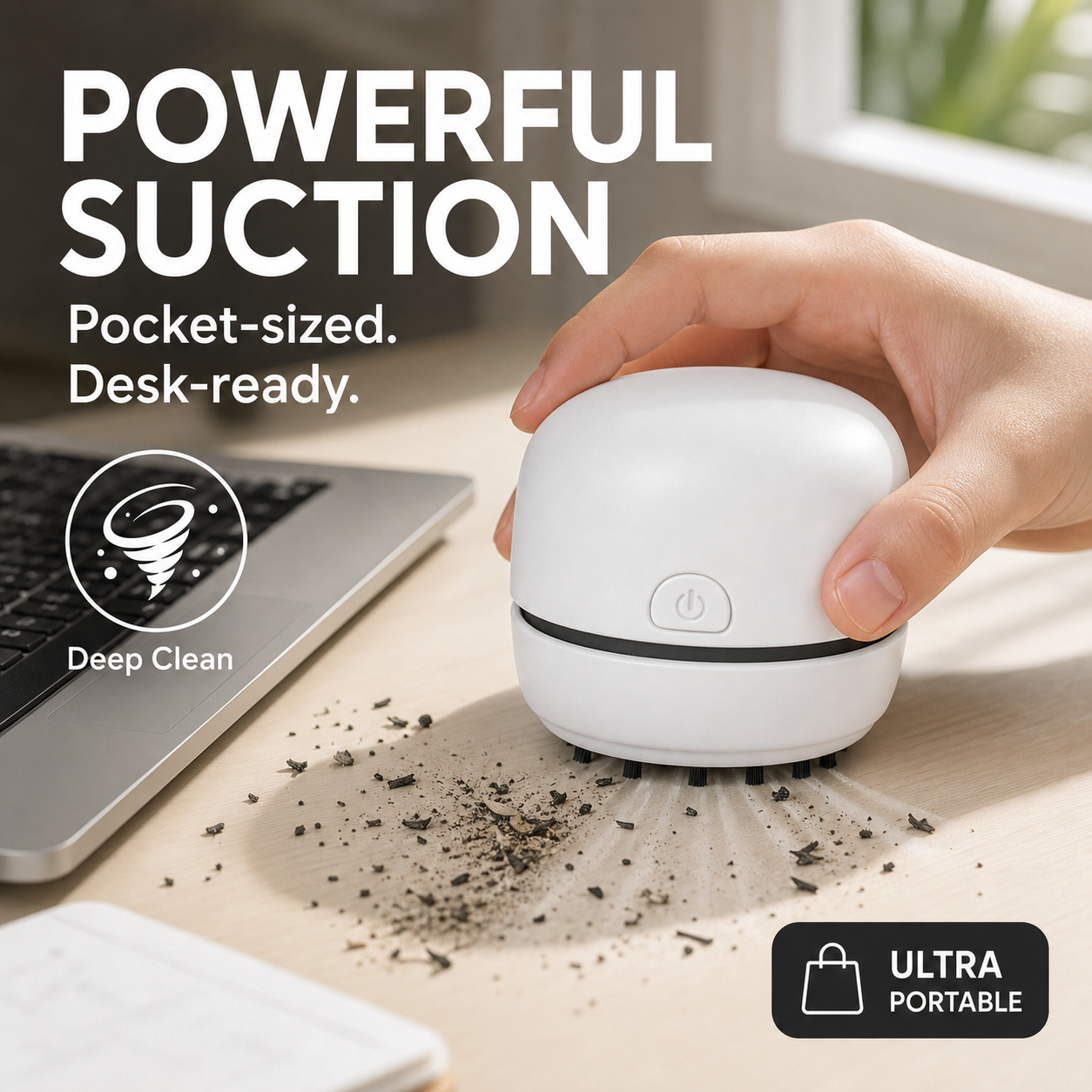 Mini-aspirateur portable pour bureau