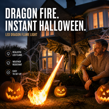 🐉 PROMO FLASH : 60% DE RÉDUCTION ! 🔥 Décoration Flamme de Dragon – PLA Soie – Effet Flamme Réaliste for Bibliothèque & Déco Halloween 🎃