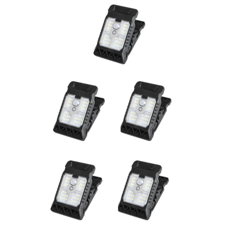 🎅 Offres Spéciales pour Noël 🎅Lampe Solaire à Clip Extérieur avec Détecteur de Mouvement🏡✨