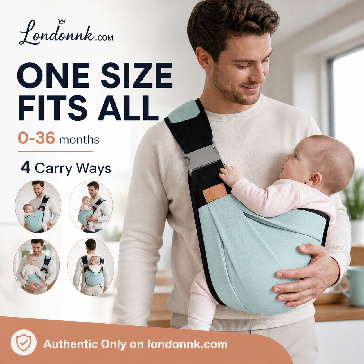 🎉 Promotions 2026 — Plus de 30 000 exemplaires vendus ! 👶 Porte-bébé respirant 4 en 1 – 0 à 36 mois, face à soi ou face au monde, devant ou derrière – Confort et mains libres pour les parents et bébé ! ✨