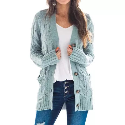 💥Soldes exceptionnels : -50% sur les nouveaux pulls en tricot mi-longs pour femme d'automne