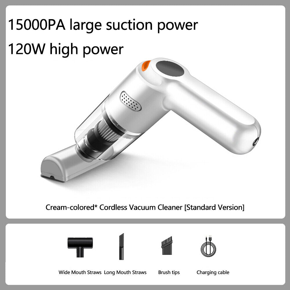 🚗 Aspirateur Voiture Sans Fil – Aspiration 10000Pa, Léger 400g & Batterie 4000mAh – 30 Min d’Autonomie – Parfait pour Voiture, Maison et Bureau 💨✨