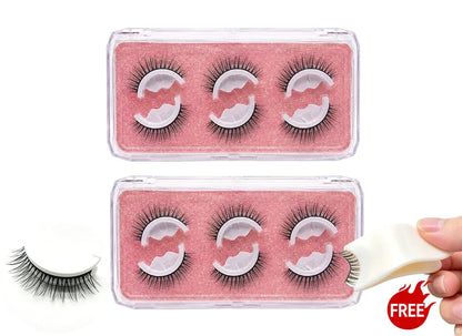 🥳BONNES AFFAIRES 2026🥳💞50 K+ VENDUS !👁️✨Faux cils réutilisables autocollants – pas de colle nécessaire, il suffit d’appuyer et c’est prêt. Boucle naturelle, réutilisables et faciles à retirer. Un véritable atout beauté ! 💕🌸
