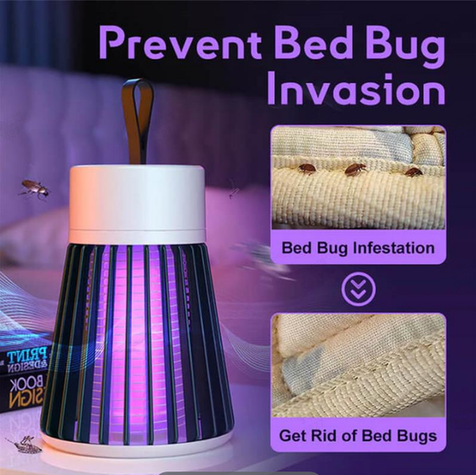 🏆Destructeur d'insectes portable pour l'intérieur et l'extérieur - Piège à mouches et à moustiques🦟⚡