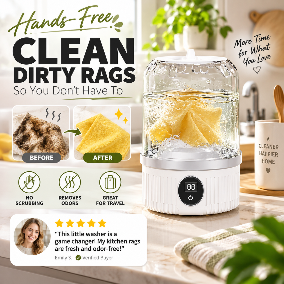 Offre limitée : 55 % de réduction 🎁 Ayez les mains libres 🥰 Mini-lave-linge à recharge sans fil