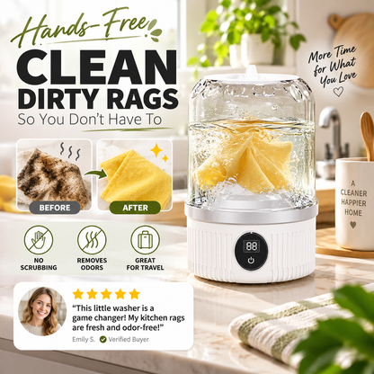 Offre limitée : 55 % de réduction 🎁 Ayez les mains libres 🥰 Mini-lave-linge à recharge sans fil