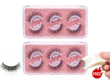 🥳BONNES AFFAIRES 2026🥳💞50 K+ VENDUS !👁️✨Faux cils réutilisables autocollants – pas de colle nécessaire, il suffit d’appuyer et c’est prêt. Boucle naturelle, réutilisables et faciles à retirer. Un véritable atout beauté ! 💕🌸