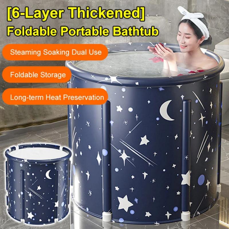 Cadeau Réconfortant - Baignoire Chauffante Pliable pour la Maison