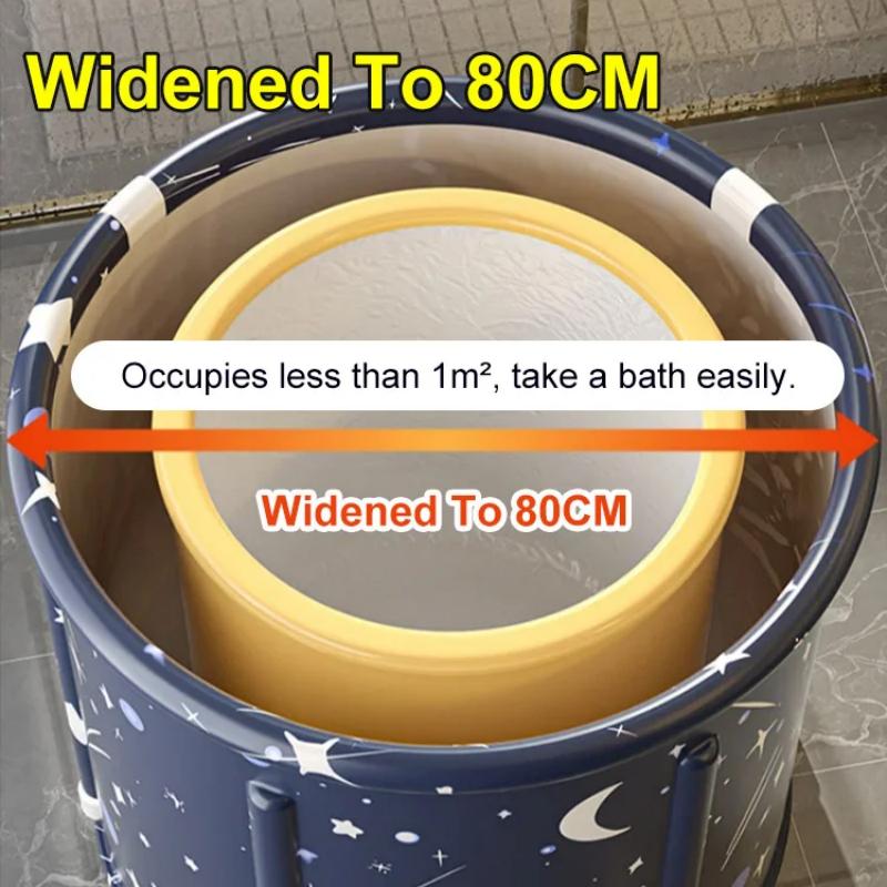 Cadeau Réconfortant - Baignoire Chauffante Pliable pour la Maison
