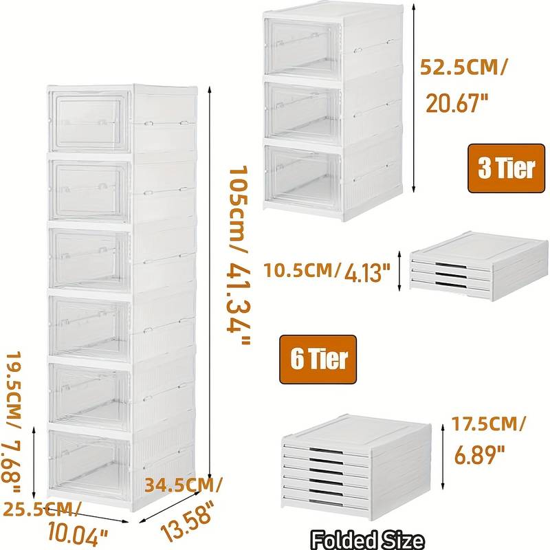 Étagère à chaussures pliable