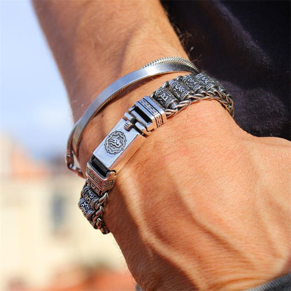 🔥 Réduction de 50 % pour la Saint-Valentin 🔥 Bracelet roue de prière porte-bonheur 🔥 Réduction de 50 % pour la Saint-Valentin 🔥 Bracelet roue de prière porte-bonheur