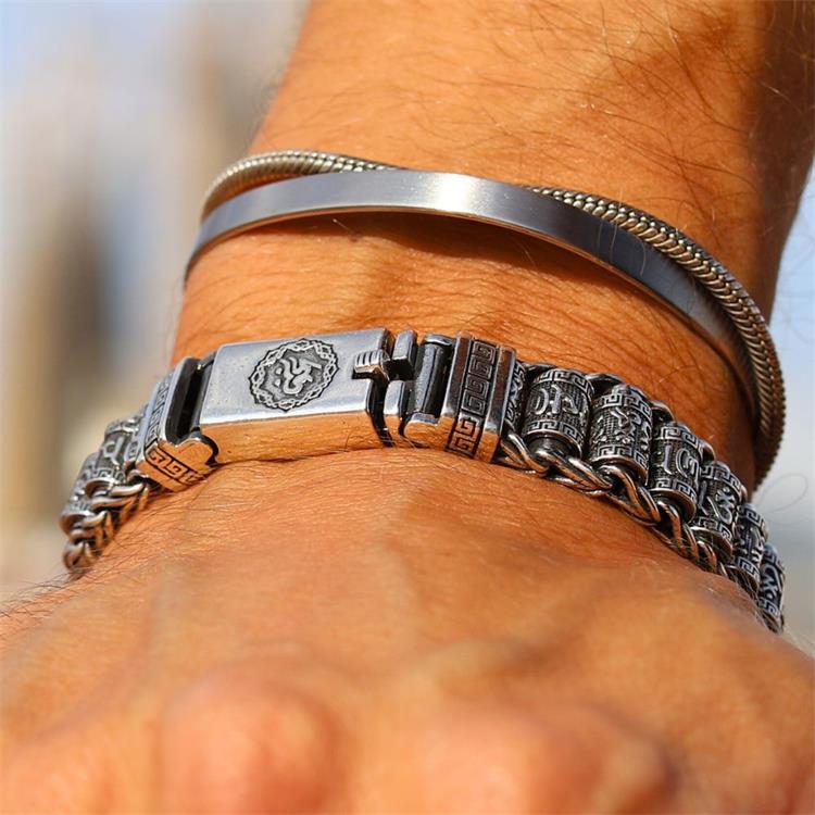 🔥 Réduction de 50 % pour la Saint-Valentin 🔥 Bracelet roue de prière porte-bonheur 🔥 Réduction de 50 % pour la Saint-Valentin 🔥 Bracelet roue de prière porte-bonheur
