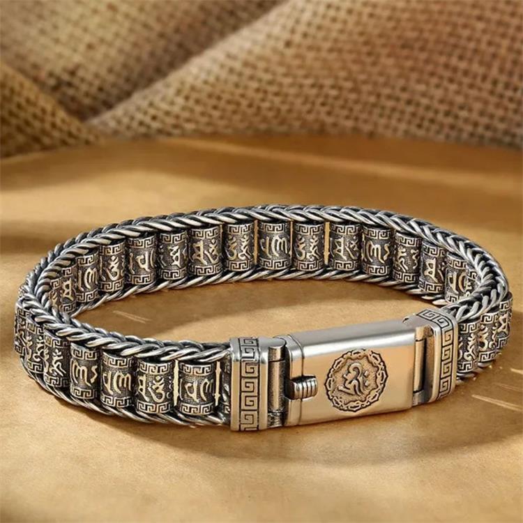 🔥 Réduction de 50 % pour la Saint-Valentin 🔥 Bracelet roue de prière porte-bonheur 🔥 Réduction de 50 % pour la Saint-Valentin 🔥 Bracelet roue de prière porte-bonheur