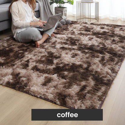 🔥 Tapis de sol en peluche à couleurs dégradées