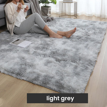 🔥 Tapis de sol en peluche à couleurs dégradées