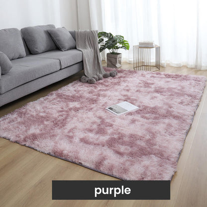 🔥 Tapis de sol en peluche à couleurs dégradées