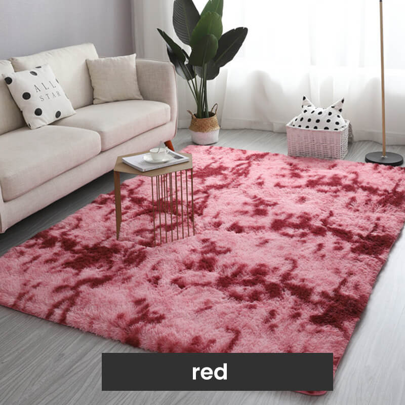 🔥 Tapis de sol en peluche à couleurs dégradées
